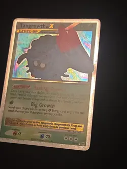 Pokemon TCG Tangrowth LV.X Arceus Holo Rare Card 99/99 - Image 1