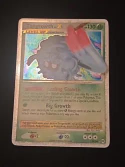 Pokemon TCG Tangrowth LV.X Arceus Holo Rare Card 99/99 - Image 3