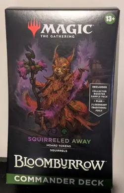 Magic The Gathering Bloomburrow - SQUIRRELED AWAY Commander Deck NiB - Image 1
