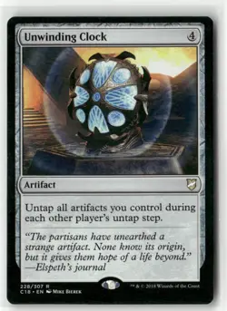 Magic the Gathering Unwinding Clock Commander 2018 #228 - Image 1