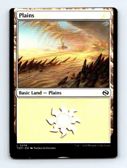 #278 2025 Tarkir: Dragonstorm * Plains Common MISCUT - Image 1