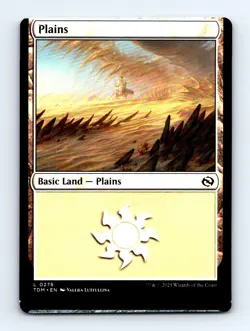 #278 2025 Tarkir: Dragonstorm Plains Common MISCUT - Image 1