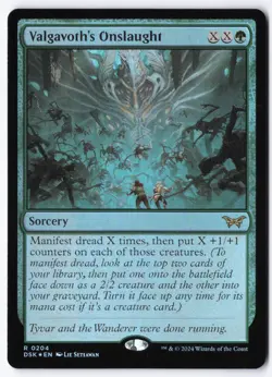 Valgavoth's Onslaught R Duskmourn: House of Horror 204 NM - Image 1