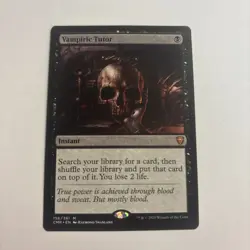 Vampiric Tutor 156 / 361 NM Commander Legends CMR Magic MTG Black Instant - Image 1