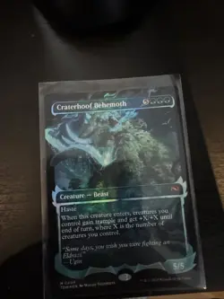 Craterhoof Behemoth (Showcase) Tarkir: Dragonstorm Foil - Image 1