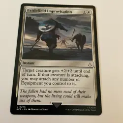 Battlefield Improvisation #276 MTG Assassin's Creed NM - Image 1