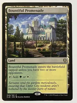 Bountiful Promenade Commander Legends Baldur's Gate Non-Foil Regular MTG NM - Image 1