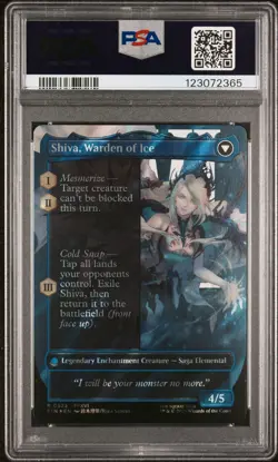 2025 MTG FF SURGE FOIL #0523 JILL, SHIVA'S DOMINANT/SHIVA, WARDEN OF ICE PSA 10 - Image 2