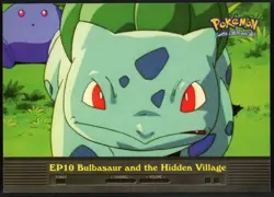 2000 Pokemon TV Animation Series 2 #EP10 Bulbasaur and Hidden Village Blue Logo - Image 1