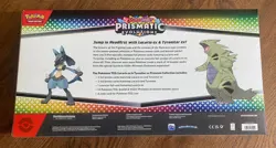 Pokemon TCG Prismatic Evolutions Lucario Ex + Tyranitar Ex Premium Collection - Image 4