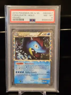 PSA 8 - 2010 Pokemon HG & SS Feraligatr Holo Promo HGSS07 Prime - Image 1