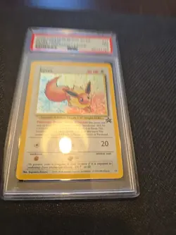 2000 POKEMON BLACK STAR PROMO #11 EEVEE - HOLO POKEMON LEAGUE PSA 7 - Image 2