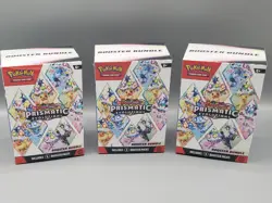Pokemon TCG Prismatic Evolutions Booster Bundle Lot of (3)- 18 Total Boosters - Image 1