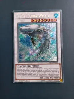 WHITE AURA WHALE BLLR-EN020 SECRET RARE 1ST EDITION YuGiOh - Image 1
