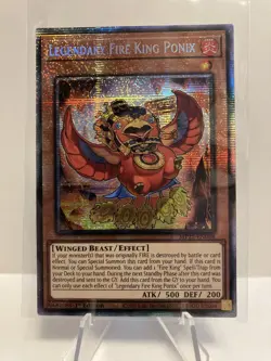 Yu-Gi-Oh! Legendary Fire King Ponix MP25-EN048 * Starlight Rare * 1st Edition NM - Image 1