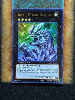 Yugioh Kachi Kochi Dragon YZ01-EN001 Ultra Rare Limited Edition NM - Image 1