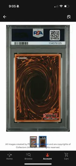 2022 Yugioh Dark Magician Girl MAMA-EN107 Secret Pharaoh Rare PSA 10 - Image 3