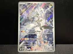 Pokemon TCG N's Reshiram 167/159 Journey Together Holo IR Stamped NM Card - Image 1