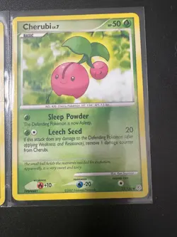 Cherrim 45/130 Diamond & Pearl Cherubi 75/130 Cherries 🍒 Pokemon Card Lot - Image 2