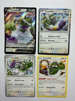 Tornadus Pokemon Card Lot - Tornadus V - NM/LP Gift Set - Image 1