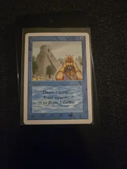 Magic the Gathering Ancestral Recall Unlimited Edition Rare Card LP Regular - Image 2