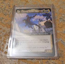 NYCC 2025 MTG Peter Parker / Amazing SPIDER-MAN PROMO Card Magic Gathering - Image 1