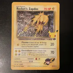 Rockets Zapdos 15/132 Celebrations Holo Rare Pokemon Card SWSH PTCG NM - Image 1
