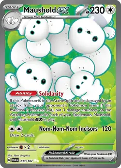 Mausholdex HP230 Solidarity Metal Pokemon Card-Collectible Gift Display - Image 1