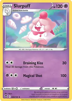 Slurpuff HP120 Metal Pokemon Card-Collectible Gift Display - Image 1