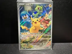 Pokemon Pikachu SVP 27 Paldea Evolved Black Star Promo Card #027 Sealed - Image 1