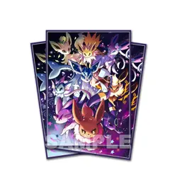 Trading Card Pokemon TCG Eevee Trading Card Sleeves 67X92mm Standard Size 60PCS - Image 1