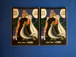 Silvers Rayleigh Don!! Card (x2) One Piece TCG OP12 Legacy of the Master - PWE - Image 1