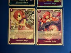 Vinsmoke Reiju One Piece TCG 4-card lot OP12 Super Rare+OP11 Rare+more - PWE - Image 4