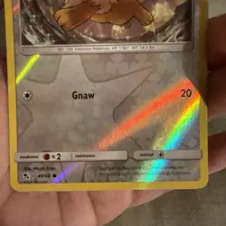 Eevee 49/68 Reverse Holo Hidden Fates Pokemon Card - NM - Image 3