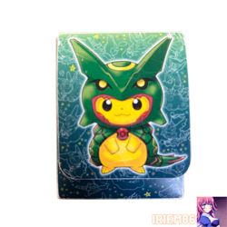 Pikachu Poncho Wearing Rayquaza Pokemon Card Deck case Vintage Nintendo Japanese - Image 1
