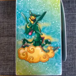 Pikachu Poncho Wearing Rayquaza Pokemon Card Deck case Vintage Nintendo Japanese - Image 3