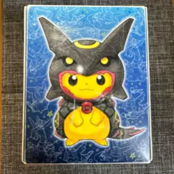 Pikachu Poncho Wearing Rayquaza Pokemon Card Deck case Vintage Nintendo Japanese - Image 4