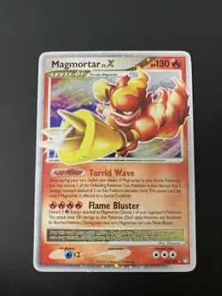 Magmortar LV. X - SWIRL Ultra Rare Holo - Mysterious Treasures ‘07 Pokemon Card - Image 1