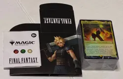Magic MTG Final Fantasy Cloud Limit Break Commander Deck * DECK and BOX Only - Image 1