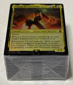 Magic MTG Final Fantasy Cloud Limit Break Commander Deck * DECK and BOX Only - Image 3