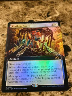 PERILOUS SNARE Magic MTG Aetherdrift Extended Art Foil - Image 1