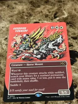 GUARDIAN SUNMARE Magic MTG Aetherdrift Borderless - Image 1