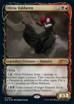 1 x Olivia Voldaren - Halo Foil - Secret Lair - NM-Mint - MTG - Image 1