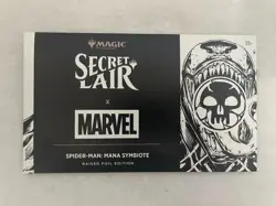 MTG Secret Lair Marvel Spider-Man: Mana Symbiote Sealed Raised Foil SLD - Image 1