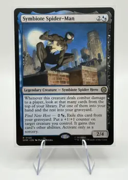 Symbiote Spider-Man - Marvel's Spider-Man (SPM) - MTG Rare #156 | Regular Card - Image 2