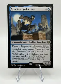 Symbiote Spider-Man - Marvel's Spider-Man (SPM) - MTG Rare #156 | Regular Card - Image 3