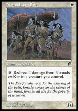 Nomads en-Kor - Medium Play MTG Stronghold - Image 1