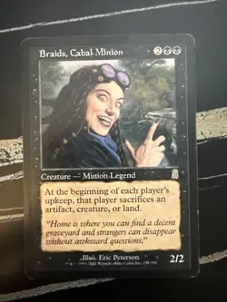 MTG Magic the Gathering Braids, Cabal Minion (117/352) Odyssey LP - Image 1