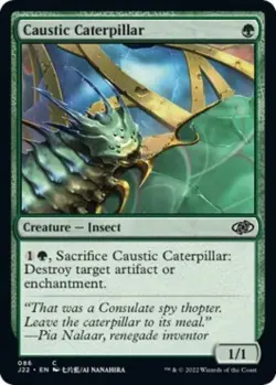 Caustic Caterpillar - Near Mint MTG Jumpstart 2022 - Image 1