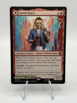 Gwen Stacy - Marvel's Spider-Man (SPM) - MTG Mythic Rare #78 | Regular Card - Image 4